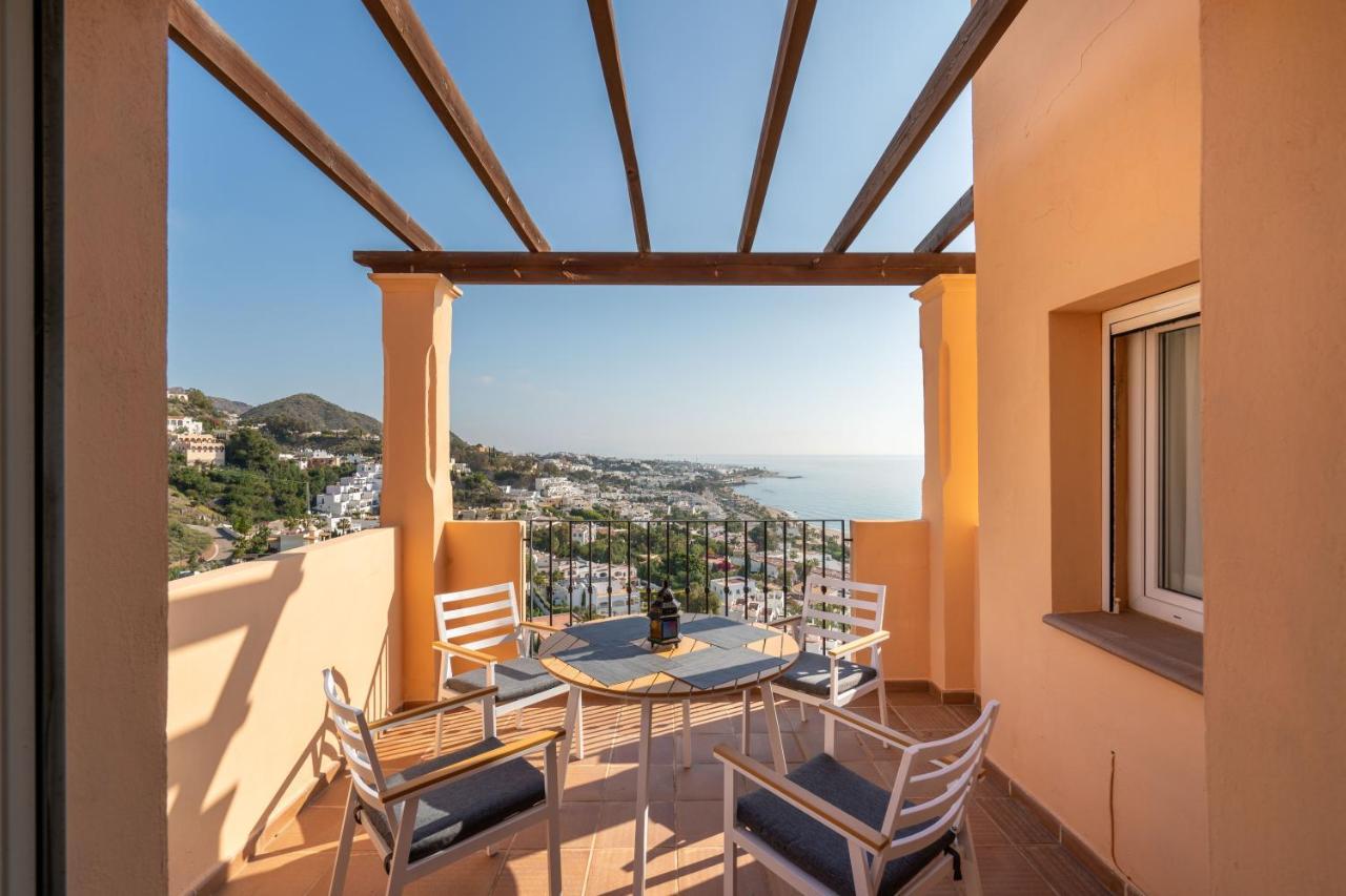Chalet Con Vistas Al Mar Y Piscina Mojacar Exterior photo