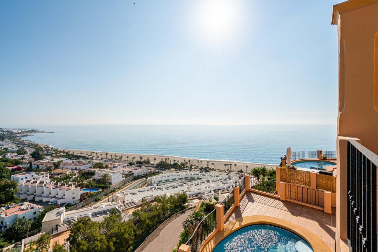 Chalet Con Vistas Al Mar Y Piscina Mojacar Exterior photo