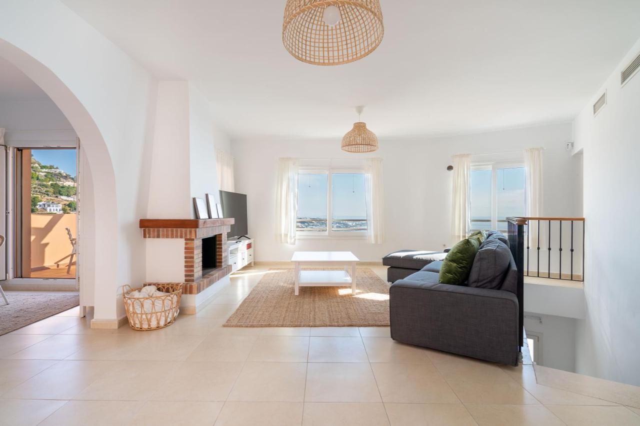 Chalet Con Vistas Al Mar Y Piscina Mojacar Exterior photo