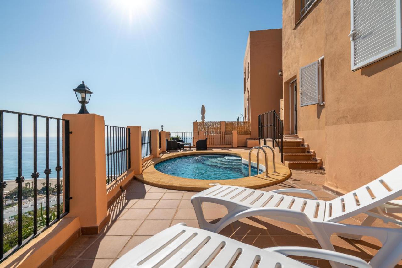 Chalet Con Vistas Al Mar Y Piscina Mojacar Exterior photo