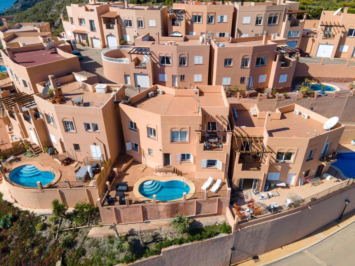 Chalet Con Vistas Al Mar Y Piscina Mojacar Exterior photo