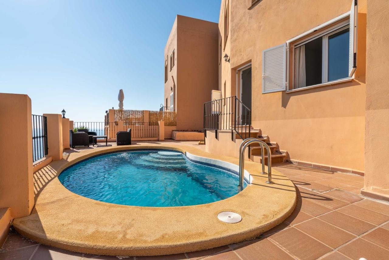 Chalet Con Vistas Al Mar Y Piscina Mojacar Exterior photo