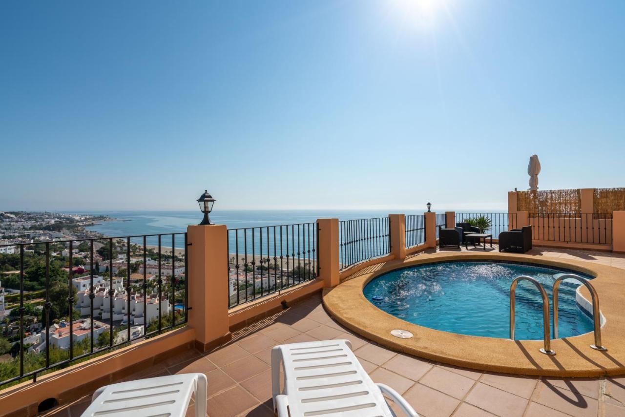 Chalet Con Vistas Al Mar Y Piscina Mojacar Exterior photo
