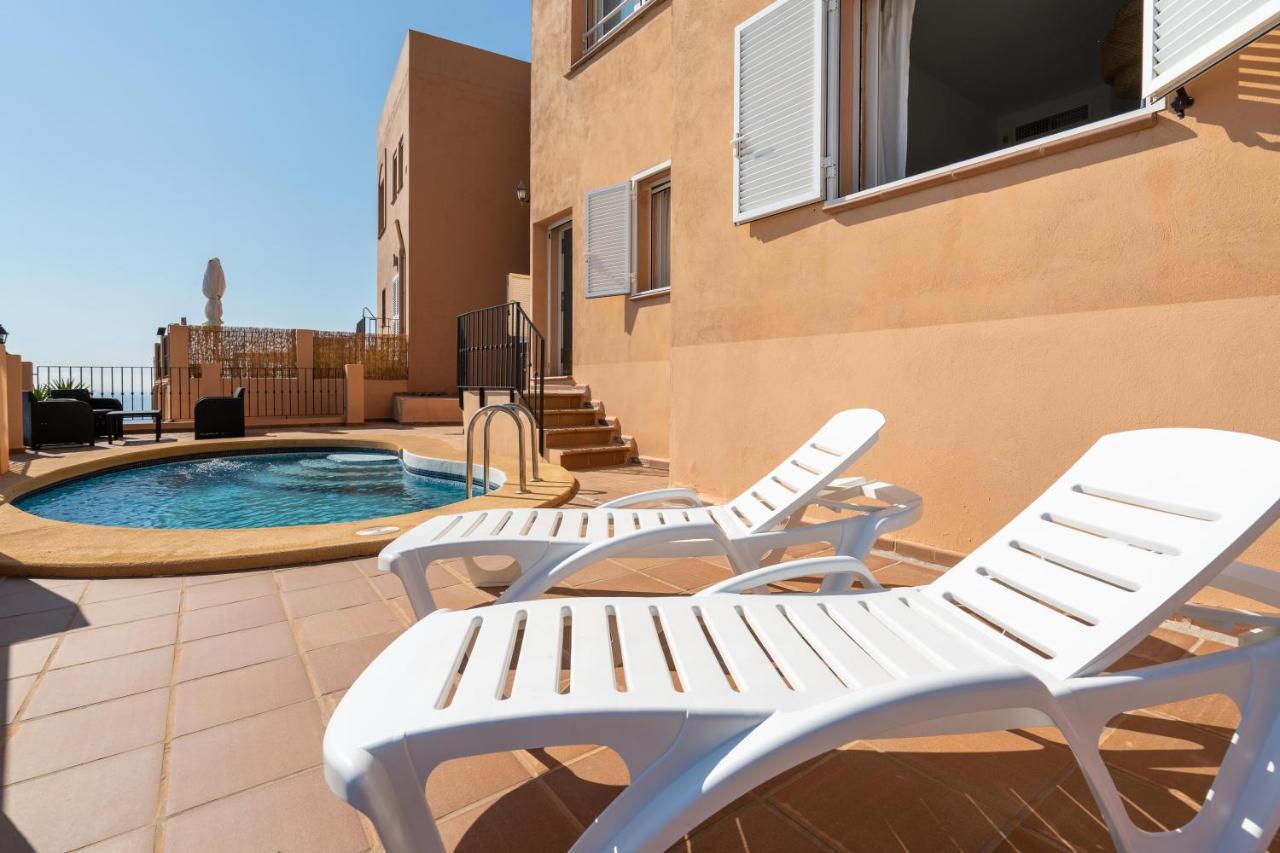 Chalet Con Vistas Al Mar Y Piscina Mojacar Exterior photo