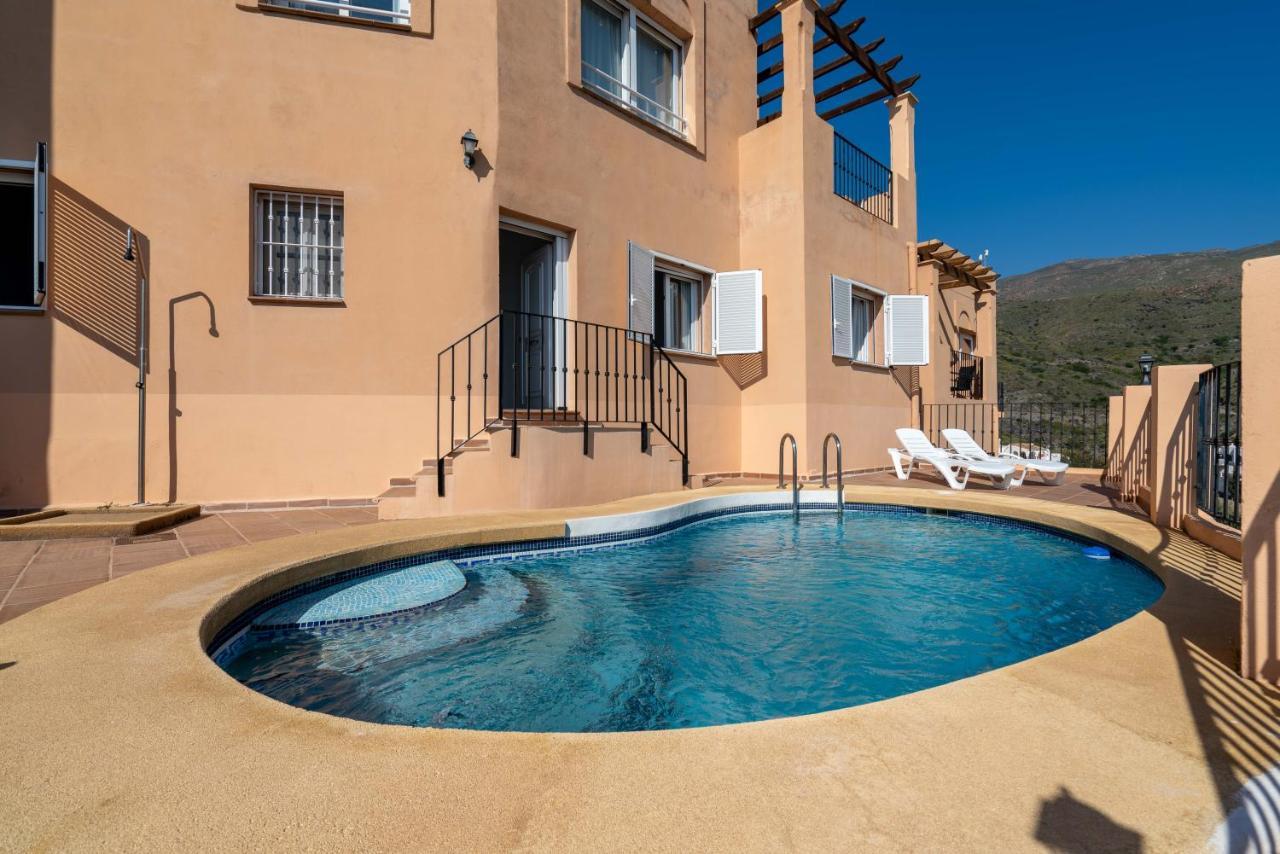 Chalet Con Vistas Al Mar Y Piscina Mojacar Exterior photo