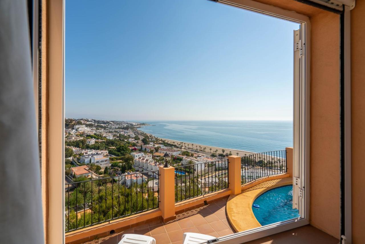 Chalet Con Vistas Al Mar Y Piscina Mojacar Exterior photo