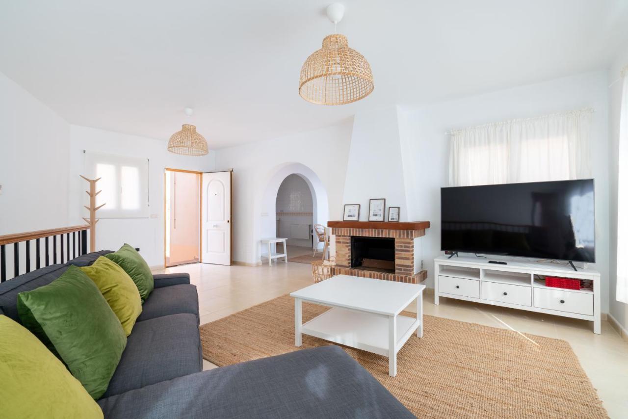 Chalet Con Vistas Al Mar Y Piscina Mojacar Exterior photo
