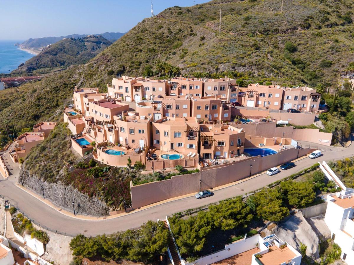 Chalet Con Vistas Al Mar Y Piscina Mojacar Exterior photo